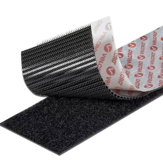 VELCRO® Tape Hook and Loop Stick on self Adhesive Black and White