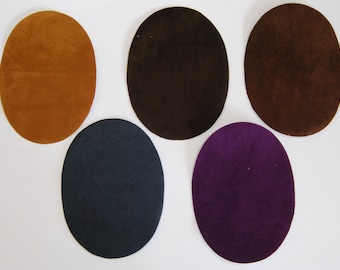 140mm x 110mm Iron on Elbow Patch Sew on Choice of Colours - Faux Suede - Knees, Repair