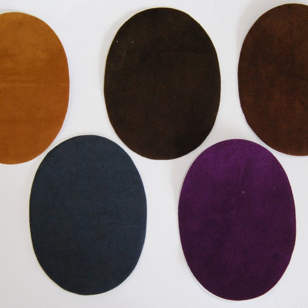 140mm x 110mm Iron on Elbow Patch Sew on Choice of Colours - Faux Suede - Knees, Repair