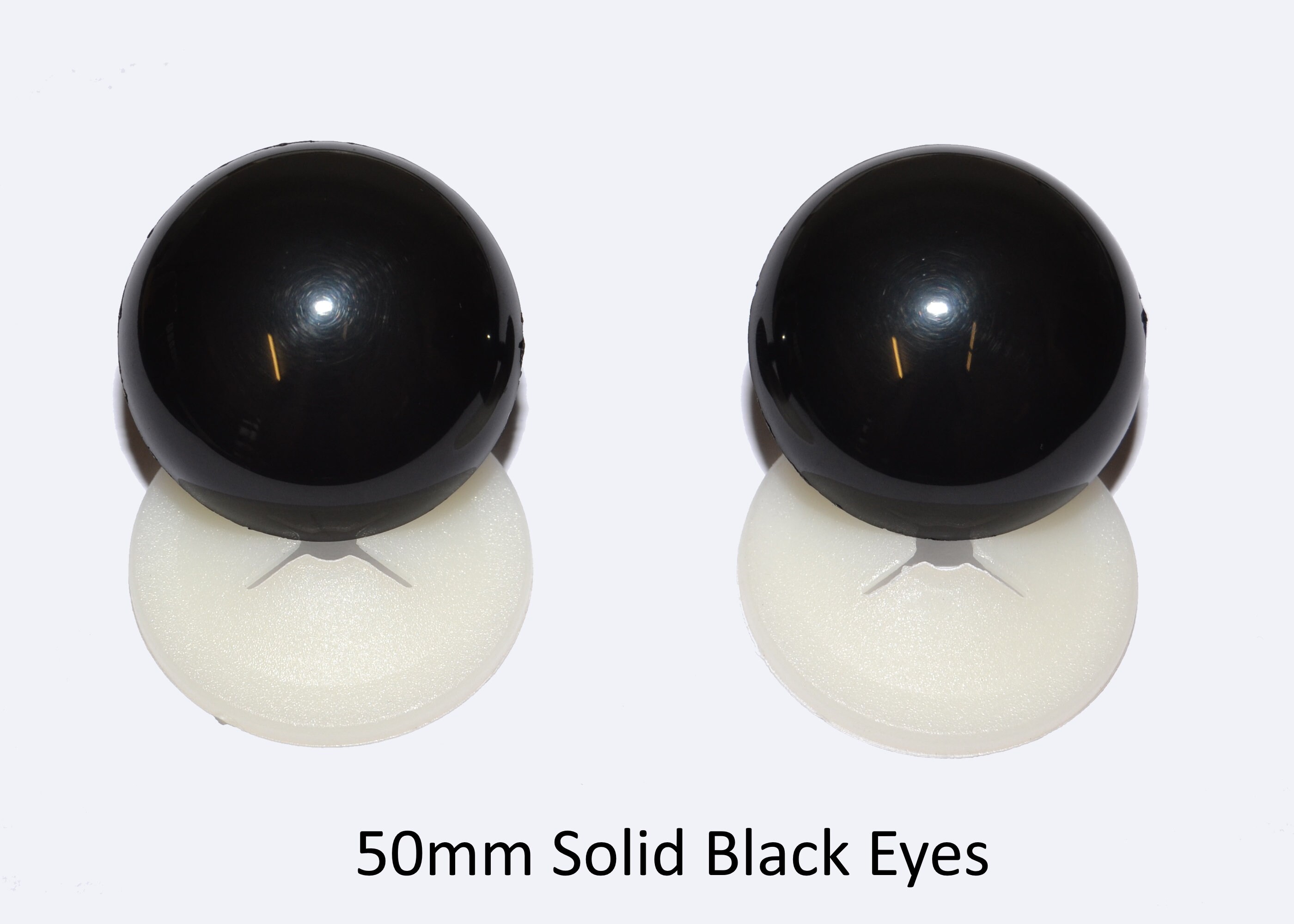 1 PAIR 40mm or 45mm Plastic Safety Eyes With Washers for Large Craft  Progjects, Puppets, Teddy Bears, Dolls, Monster, Sewing, Crochet PE-1 