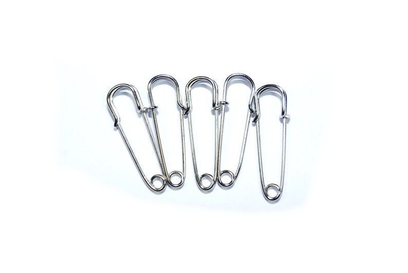 Silver Kilt Pins Various Size Stitch Metal Coat/Jacket Broach Bag Accessories/Decoration/Charms image 1