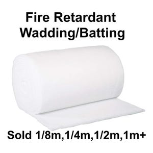 Polyester Wadding/Batting for Quilting, Upholstery 2/4/6/8oz - Various Lengths image 1