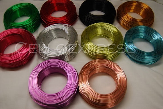 BLACK 0.8mm Aluminium Jewellery Modelling Craft Beading Florist Wire