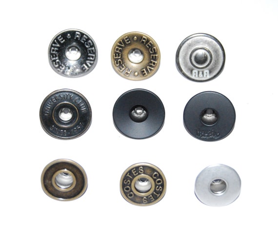 Hammer On Denim Jeans Buttons Online