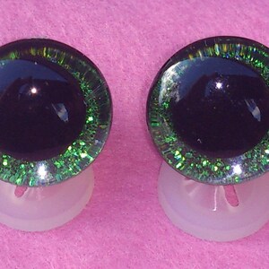 3D Mixed 20mm Safety Teddy Eyes with PLASTIC BACKS Glitter Sparkle Animal Eyes for Teddy Bear Making image 3