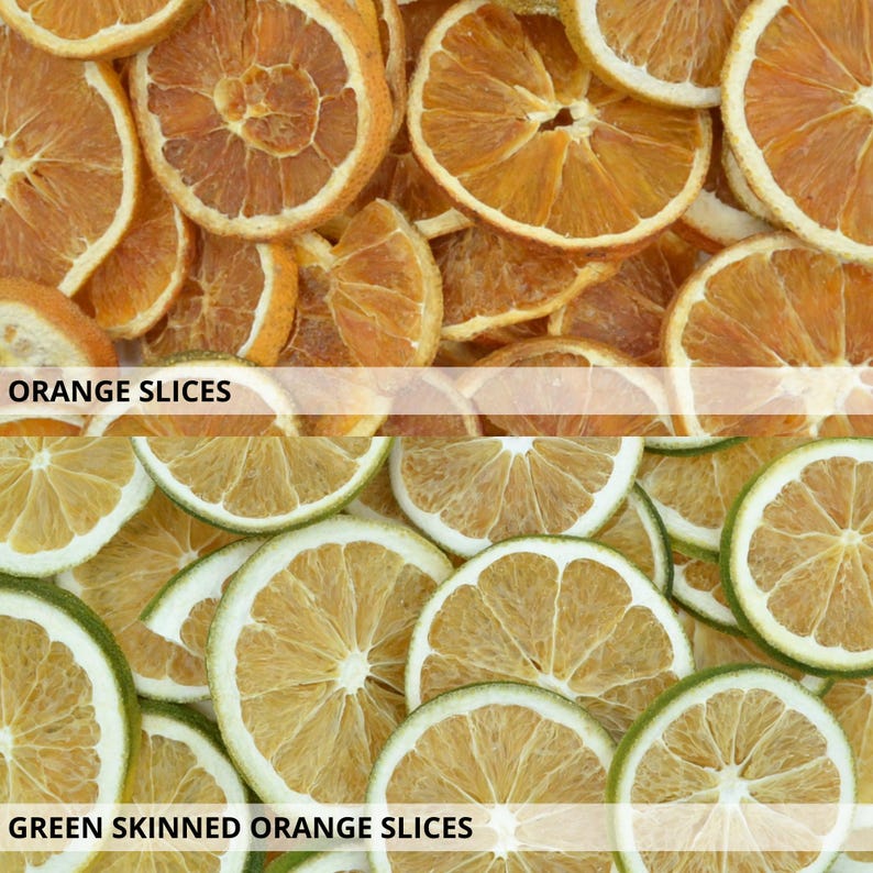 Dried Fruit Slices & Spices - Decoration Orange Lemon Lime Apple Slices, Cinnamon Sticks, Whole Cloves, Chillies - Scented Christmas Wreaths image 7