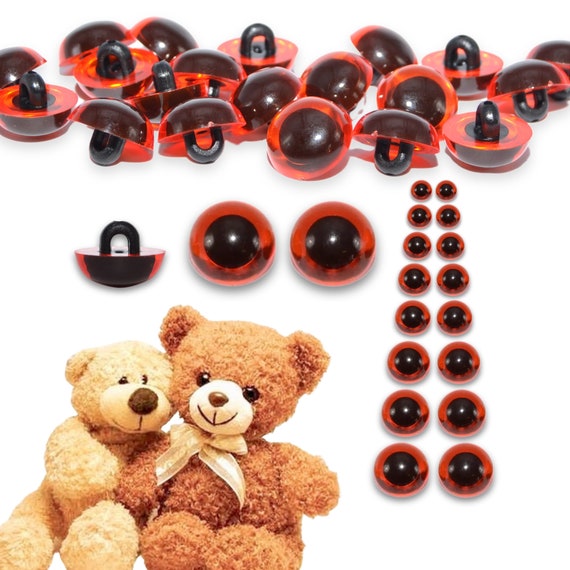 Toy Safety Eyes: Teddy - Amber Toy Safety Eyes: Teddy - Amber