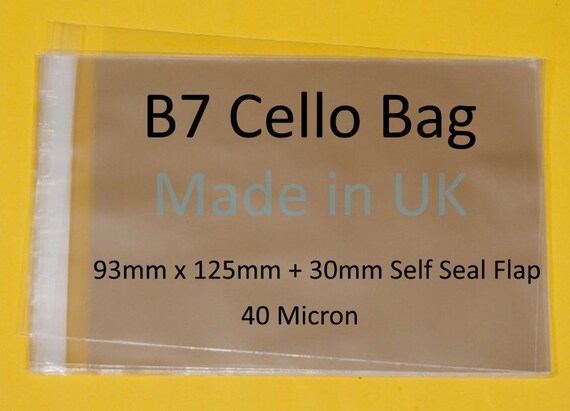 Buy B7 Cello Size 93mm X 125mm 30mm Self Seal Flap