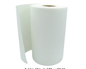 Gestrikte versteviging van buckram-gaasstof voor naaien: 13" breed - verkocht per verschillende lengte