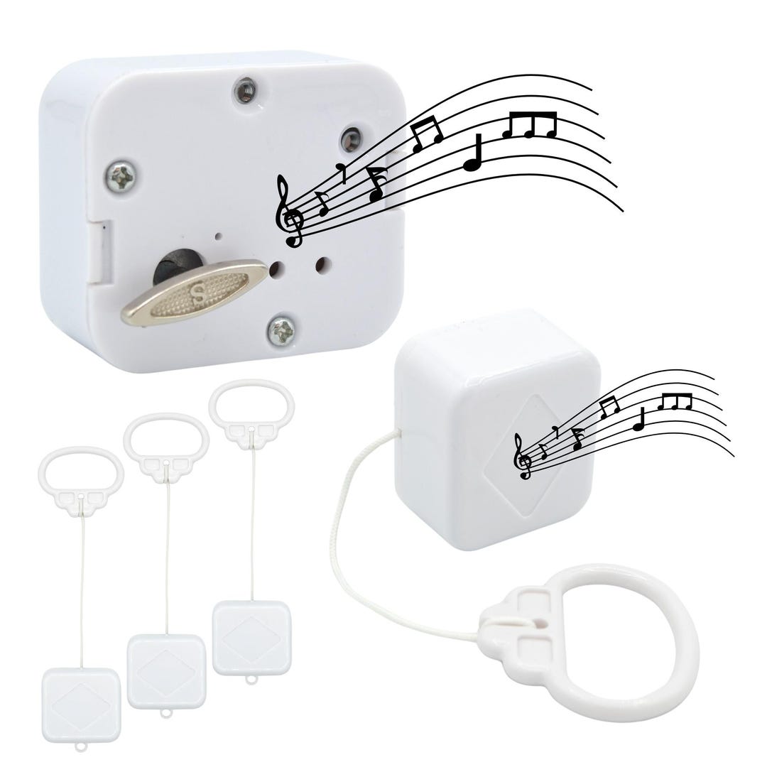 Music Boxes - Pull Cord or Wind up - Long Playing Musical Lullaby