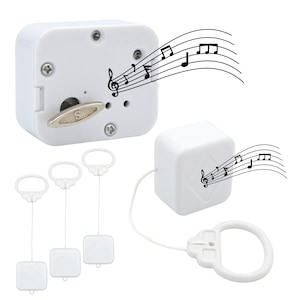 Music Boxes - Pull Cord or Wind Up - Long Playing Musical Lullaby Tune Baby Soft Toys Teddy Gift Box