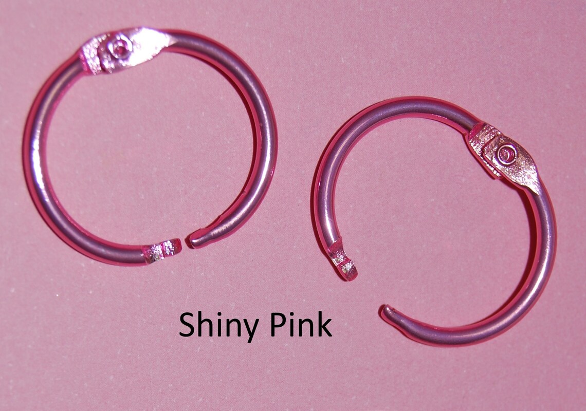 25mm/1 Shiny Hinged Ring Binders Choice of Colours Etsy UK