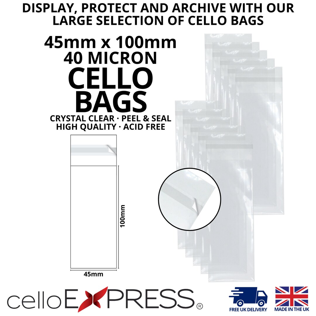 Easter Cellophane Bags 1000 Clear C6/A6 Cellophane Bags With Peel & Seal - For Greeting Cards & Small Items Clear Cellophane Bags Easter Cellophane Bags 1000 Clear C6/A6 Cellophane Bags With Peel & Seal - For Greeting Cards & Small Items Clear Cellophane Bags