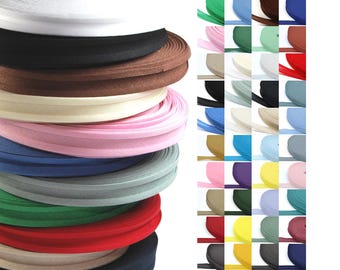 16mm Bias Binding Tape for Sewing - Double Folded - Cotton - Trim, Edging, Quilting, Bunting, Arts & Crafts