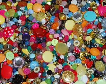 Shapes & Sparkle Buttons - Lovely Mixed Shapes and Sparkly Buttons Mix Weights - Bags Various Sizes and Colours