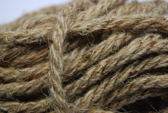 Natural Jute Pre-tied Bow 3 1/2 25 pack JBOWN