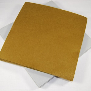 9" Squares Self Adhesive - SILVER or GOLD - 9" Squares for Crafting, and Soft Toy Making
