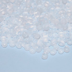 Round Plastic Poly Pellets for Soft Toy Stuffing - Weighted Blankets - 250g to 25kg