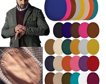 Elbow Patch Faux Suede Iron on Sew on 140mm x 110mm Choice of Colours - Knees, Repair, Jacket, Jumper
