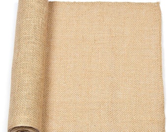 Hessian Fabric 12oz Natural Jute Burlap Craft Sacking Upholstery Wedding 40" 
