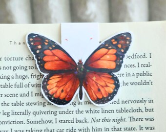 Monarch Butterfly Magnetic Bookmark Bookish Reading Accessory
