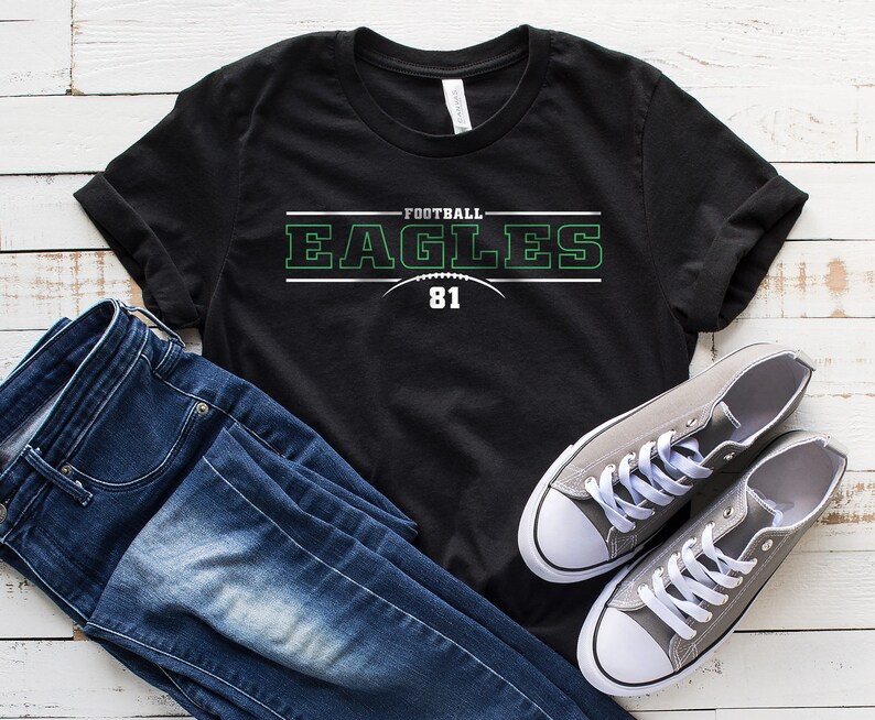 Download Eagles Football SVG Vinyl Cut File Varsity Flag Football ...