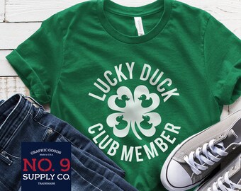 Lucky Duck Club Lid SVG, Lucky Duck SVG, Lucky Duck Shirt Design, Lucky Duck Clip Art, Cricut, Cameo, No9GraphicSupplyCo