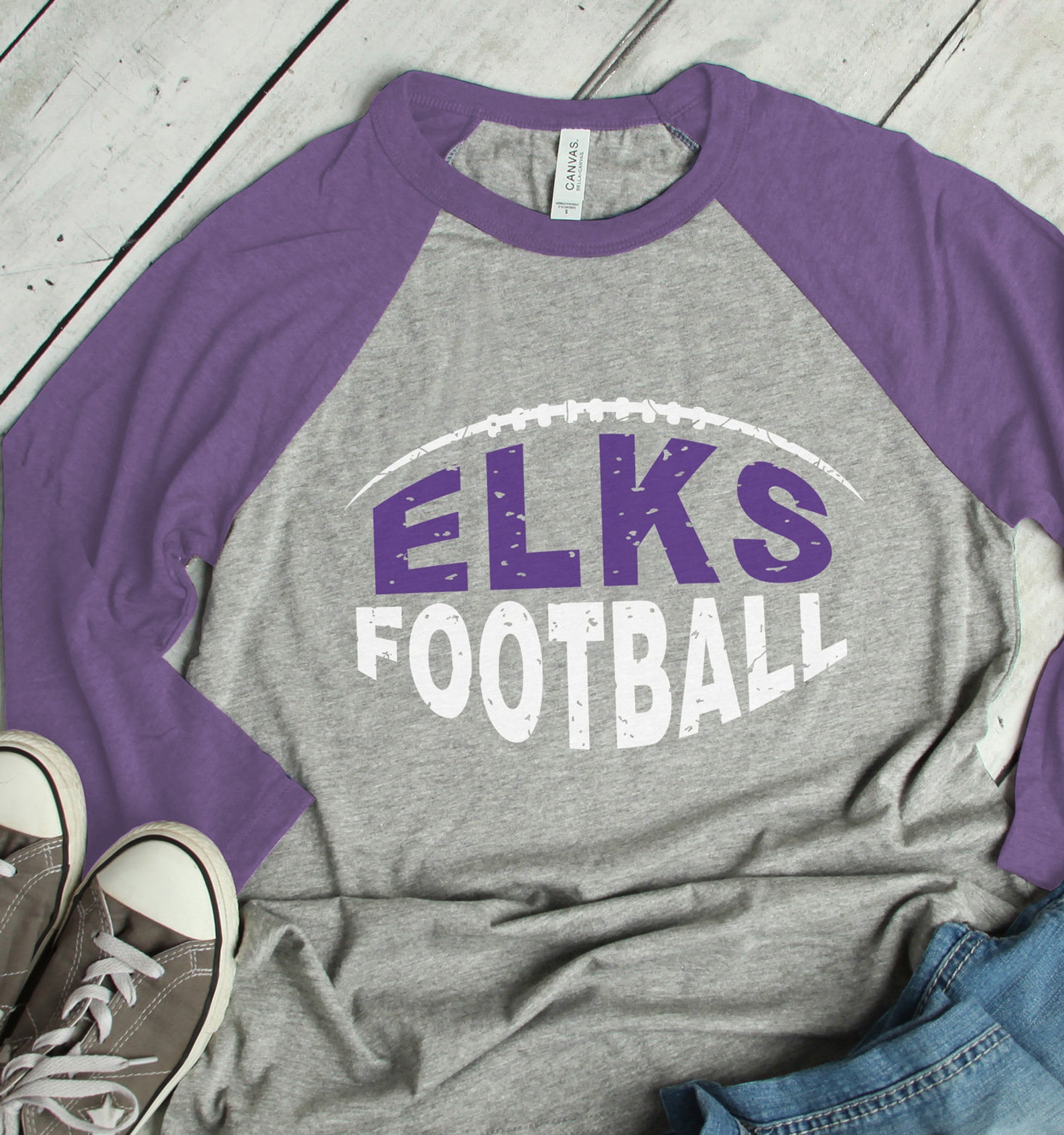 Elks Football SVG Vinyl Cut File Distressed Sublimation - Etsy