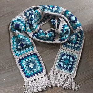 CUSTOM Granny Square Scarf // Colours of your choice!