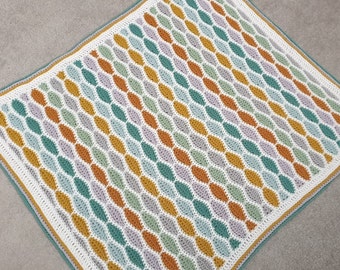 CUSTOM - Crochet Little Beans Baby Blanket // Colours of your choice!