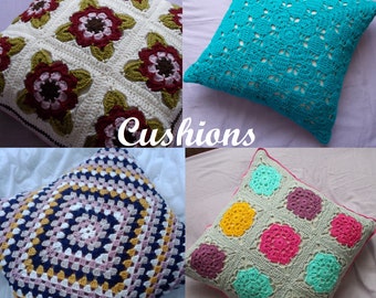 CUSTOM - Crochet Cushion Cover - Design of YOUR Choice!