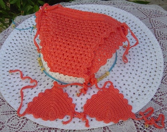 Crochet bikini set for young girls | Crochet swimsuit | Bikini for teenager