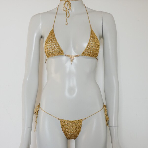 Nude Micro Bikini Etsy