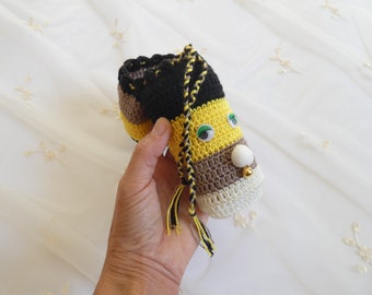 Crochet willy warmer with open tip