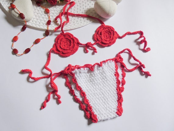 red baby bathing suit