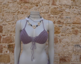Woman crochet bikini | Swimsuit bikini crochet