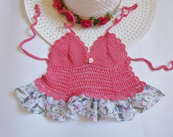Crochet kids top | Crochet summer top