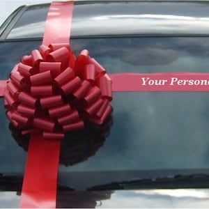 Car bow gift kit with printing