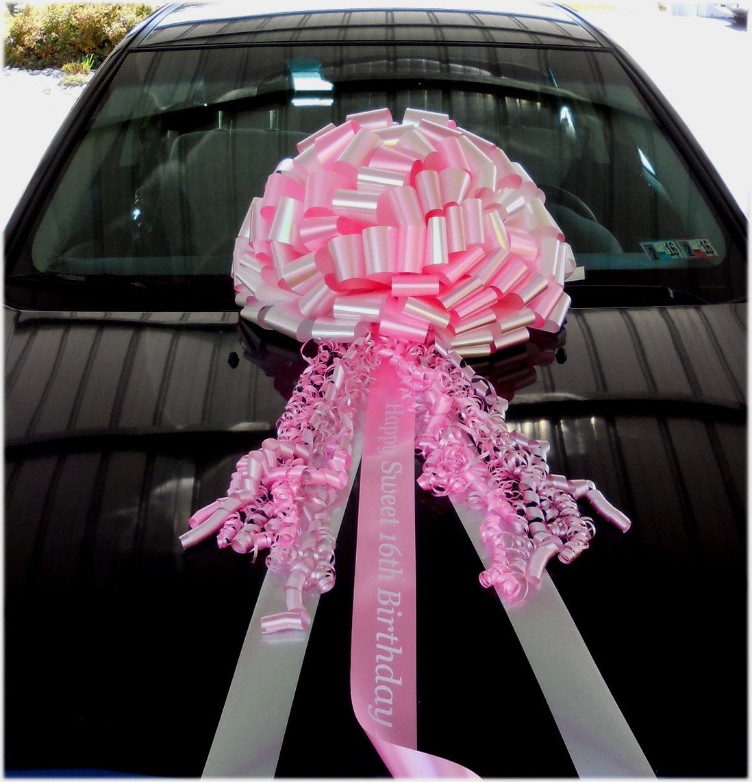 NEW 20in Affordable Car Bow for Sweet 16 Birthday or Graduation