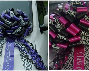 Big Purple Car Bow Ribbon - 25 Wide — GiftWrap Etc