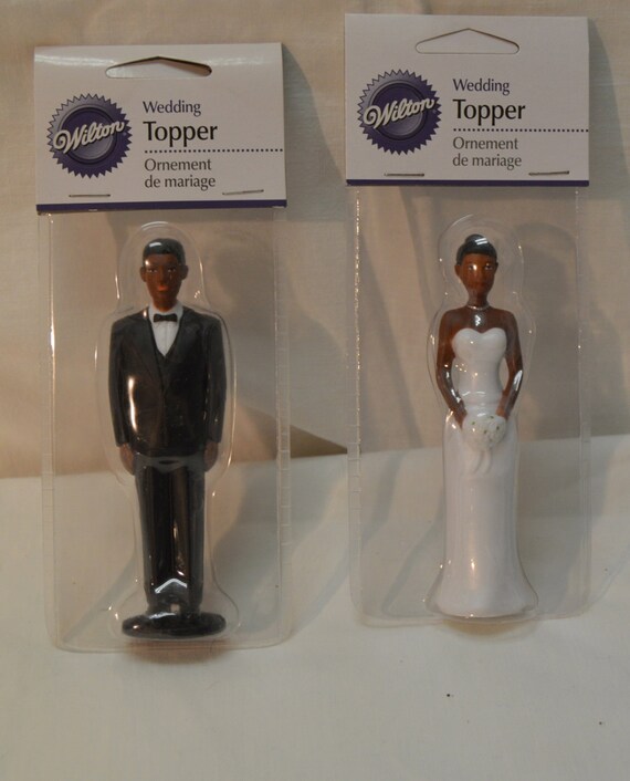 Wilton Wedding Topper African American Black Couple Bride Etsy