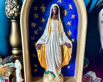 Black Madonna Virgin Mary shrine grotto Our Lady