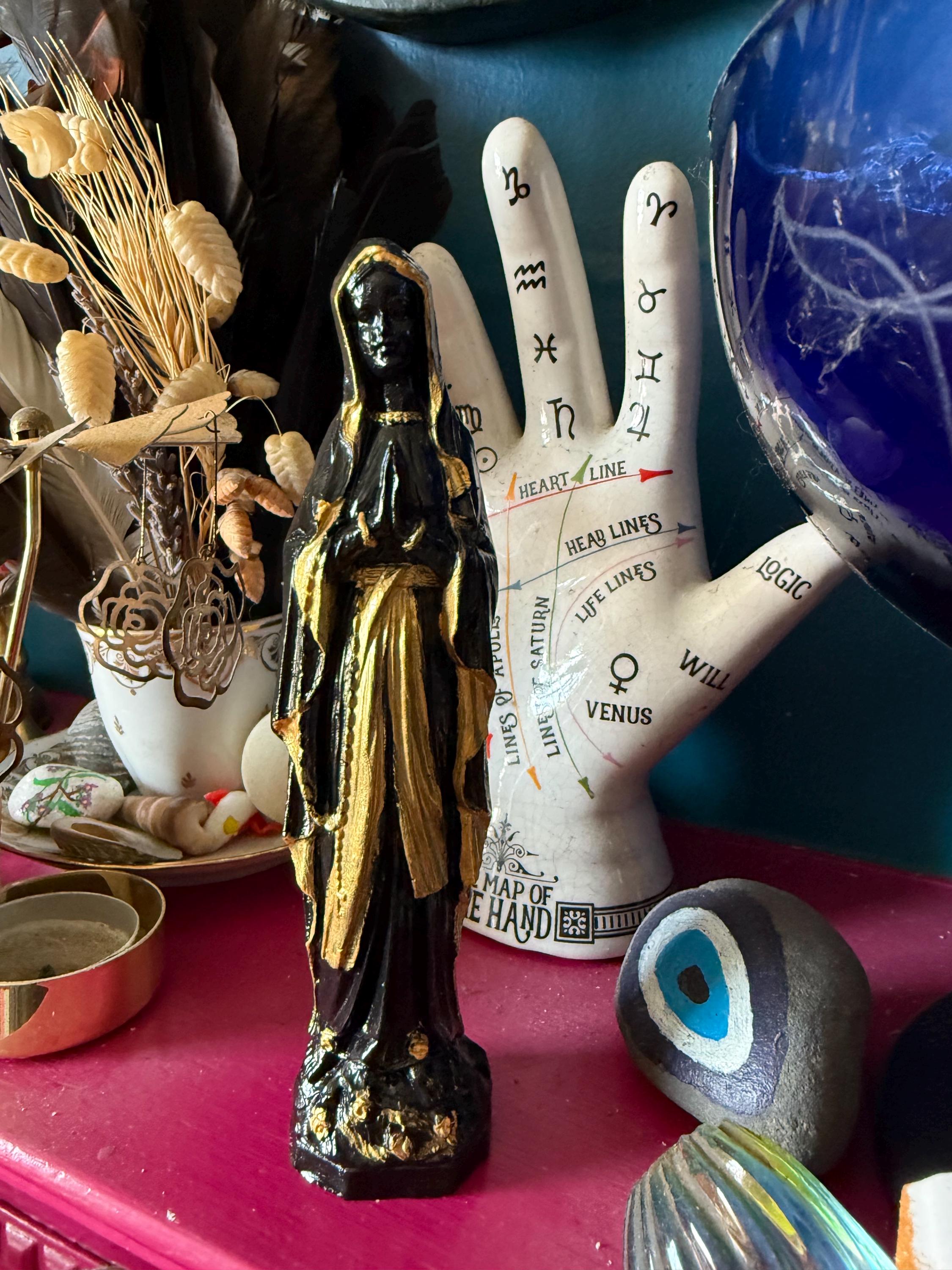 Black Madonna Virgin Mary Statue - Etsy Australia