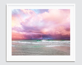 Sunset Rainbow ~ Destin, Miramar Beach, Florida Photography Print -- Emerald Coast Photos