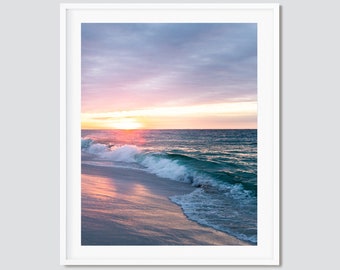 Pink Sky Sunrise ~ Destin, Miramar Beach, Florida Photography Print -- Emerald Coast Photos