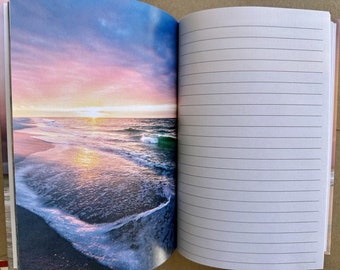 Seas the Day Hardcover Blank Lined Journal ~ Emerald Coast and Destin Photography