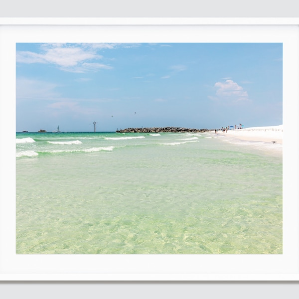 East Jetties Beach ~ Destin, Miramar Beach, Florida Photography Print -- Emerald Coast Photos