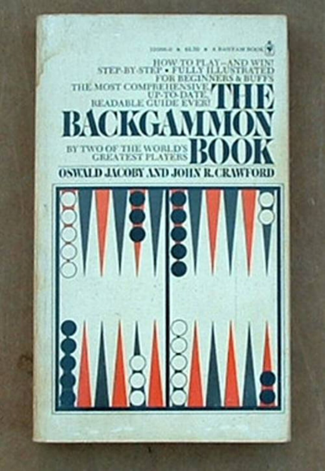 The Backgammon Book November 1979 Paperback by Oswald Jacoby Etsy