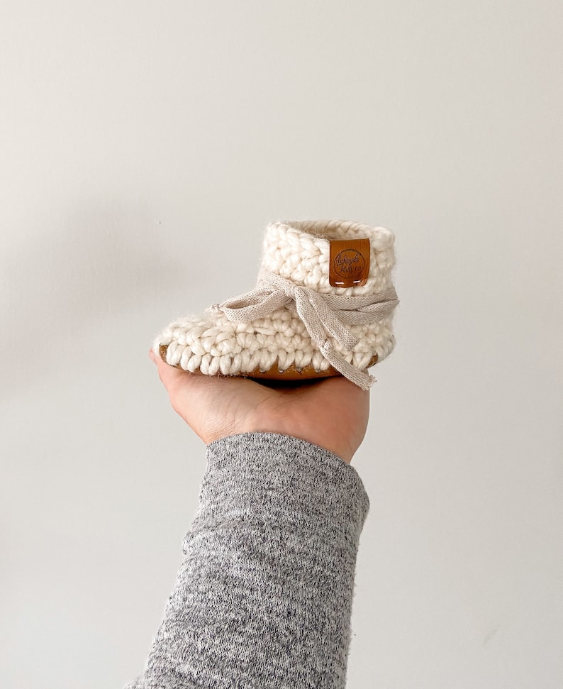 BABIES First Booties Crochet Baby Boots Infant Boots Baby Etsy