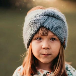 Andie Headband, Knitted Headband, Womens Headband, Twisted Turban
